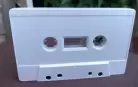 Grey cassette tapes 